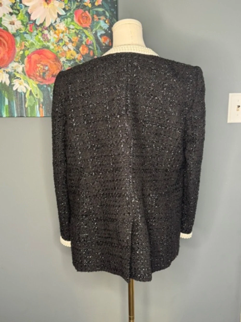 Veronica Beard “Kemsley” Tweed Jacket – NWT – Size 12 - Picture 3 of 4